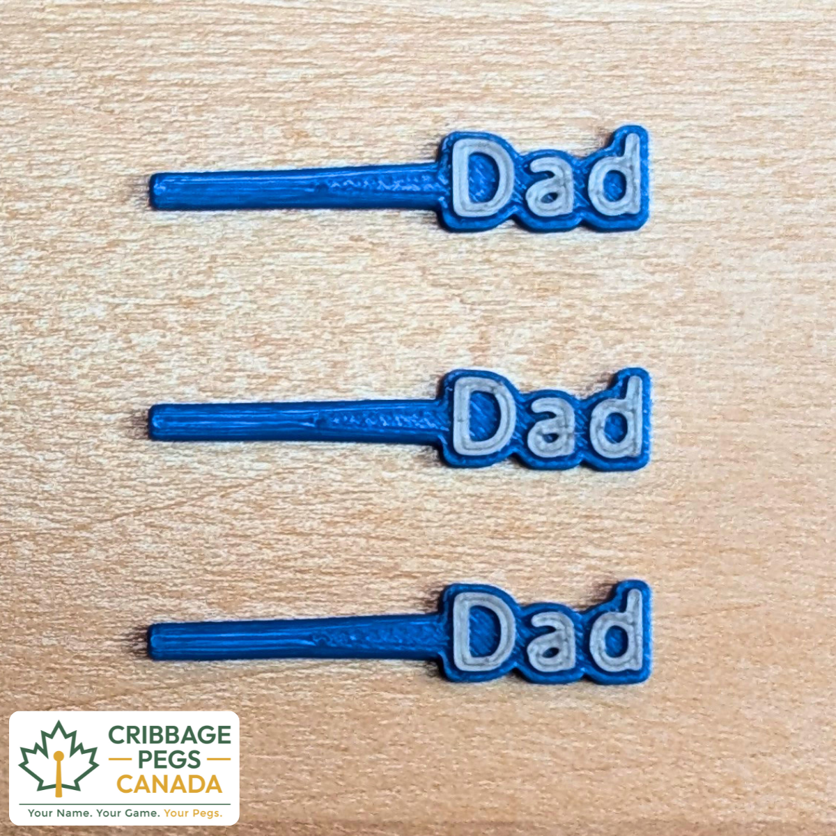 Dad Cribbage Pegs