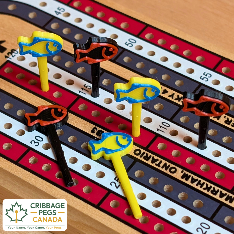 Fish Cribbage Pegs