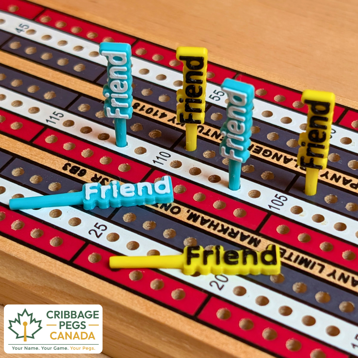 Friend Cribbage Pegs