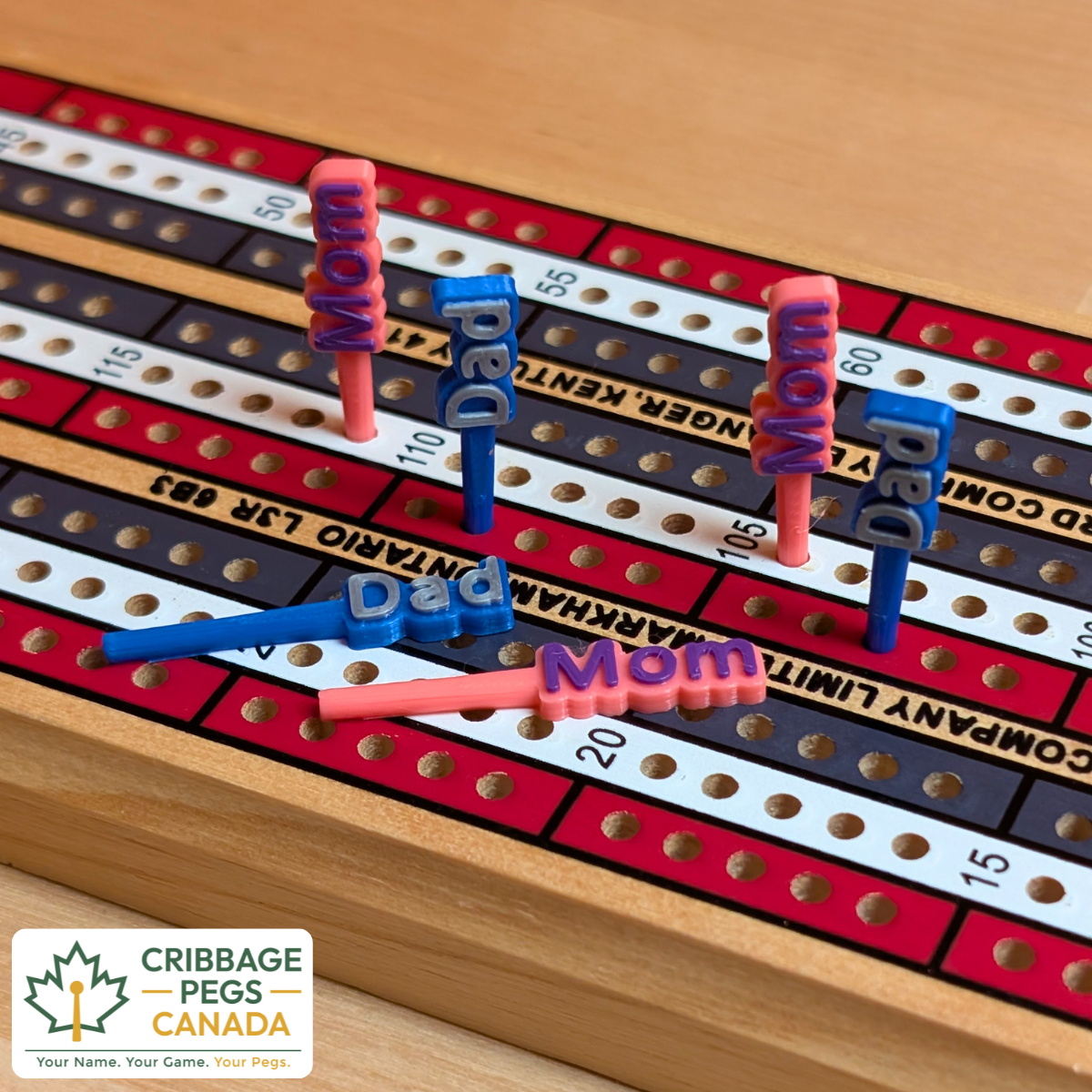 Dad Cribbage Pegs